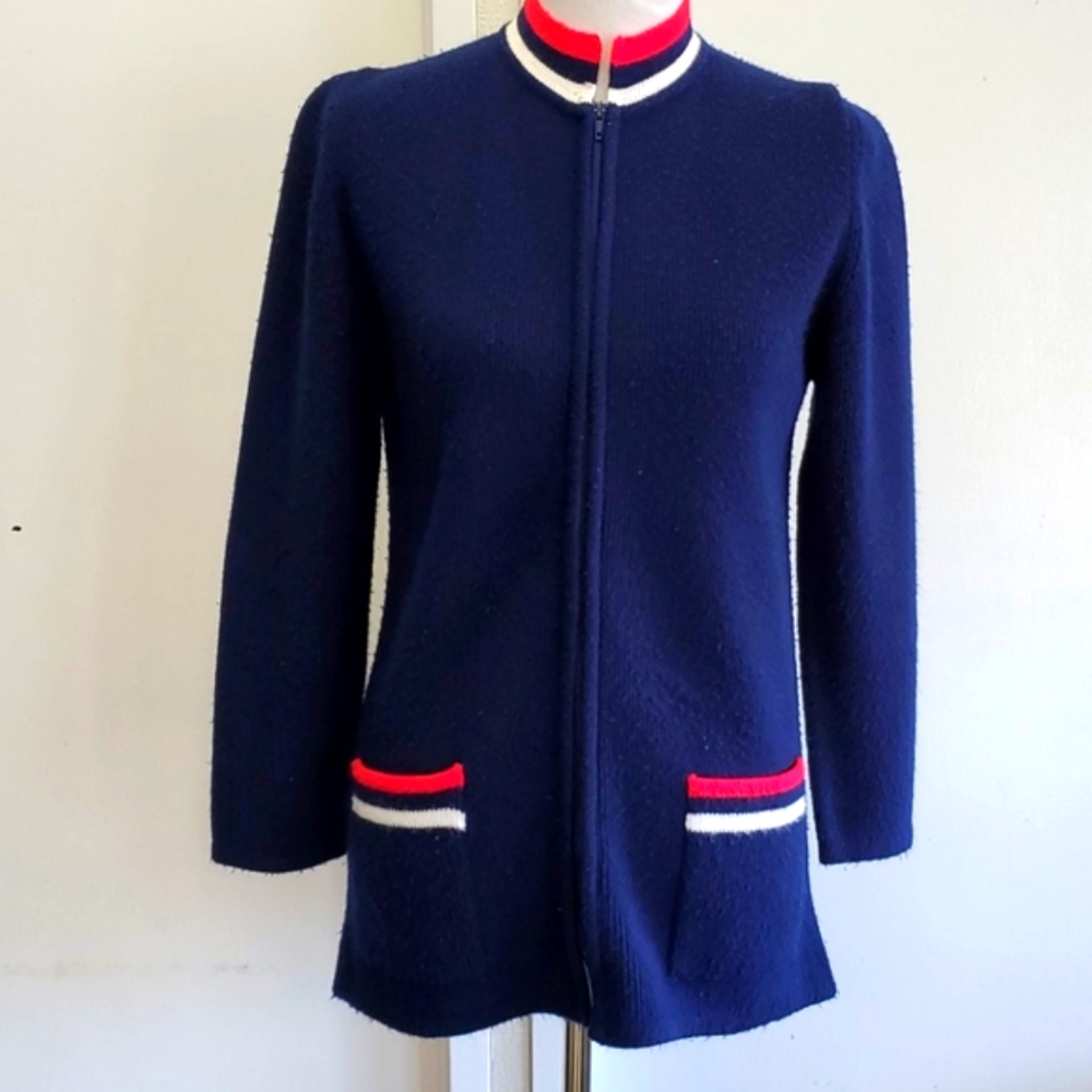 Lea Cardigan Vintage Knitted Zipper main image 0